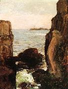 Childe Hassam Nymph on a Rocky Ledge Sweden oil painting artist